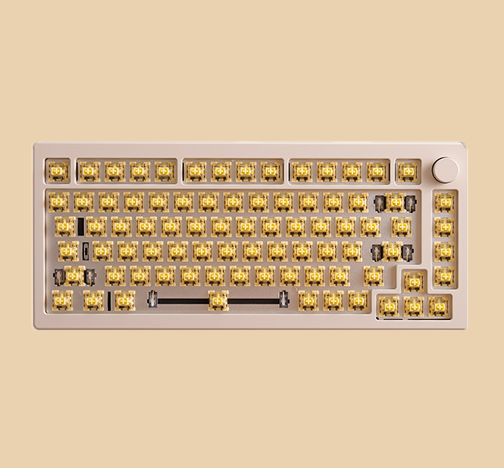 Akko MOD007B-HE PC Magnetic Switch Mechanical Keyboard - Aegean Sea / Cream  Yellow Switch