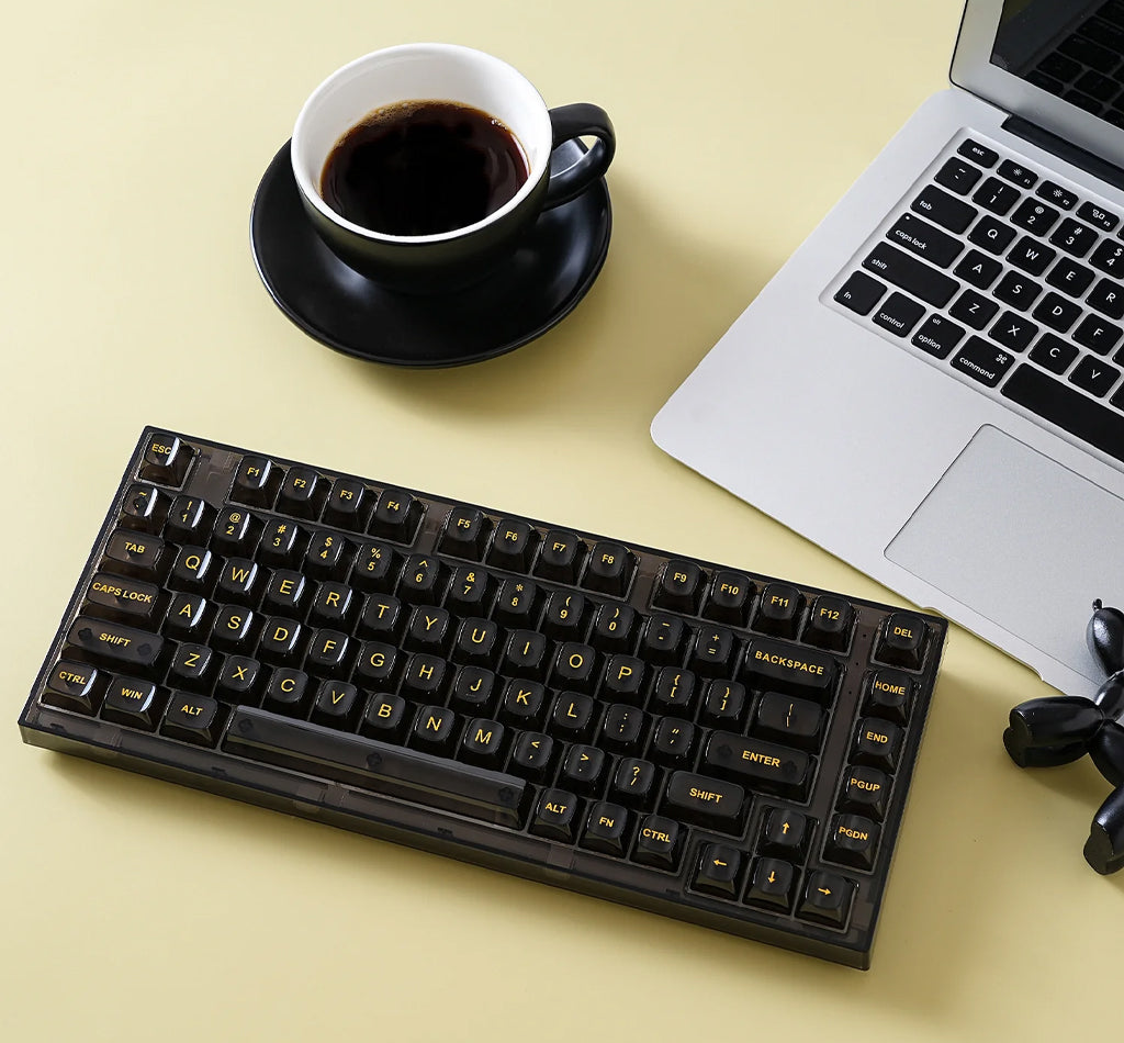 Yunzii X75 82 Keys Wired Hot Swappable Gasket Transparent Mechanical Keyboard
