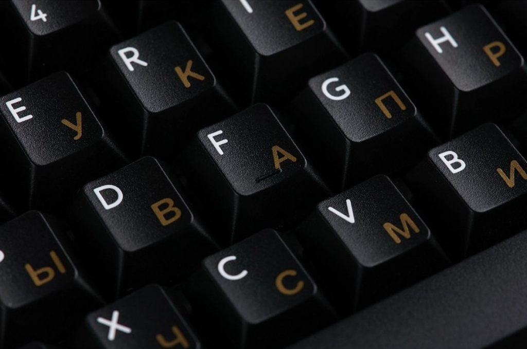 Kbdfans Pbtfans Golden Cyrrilic Keycaps