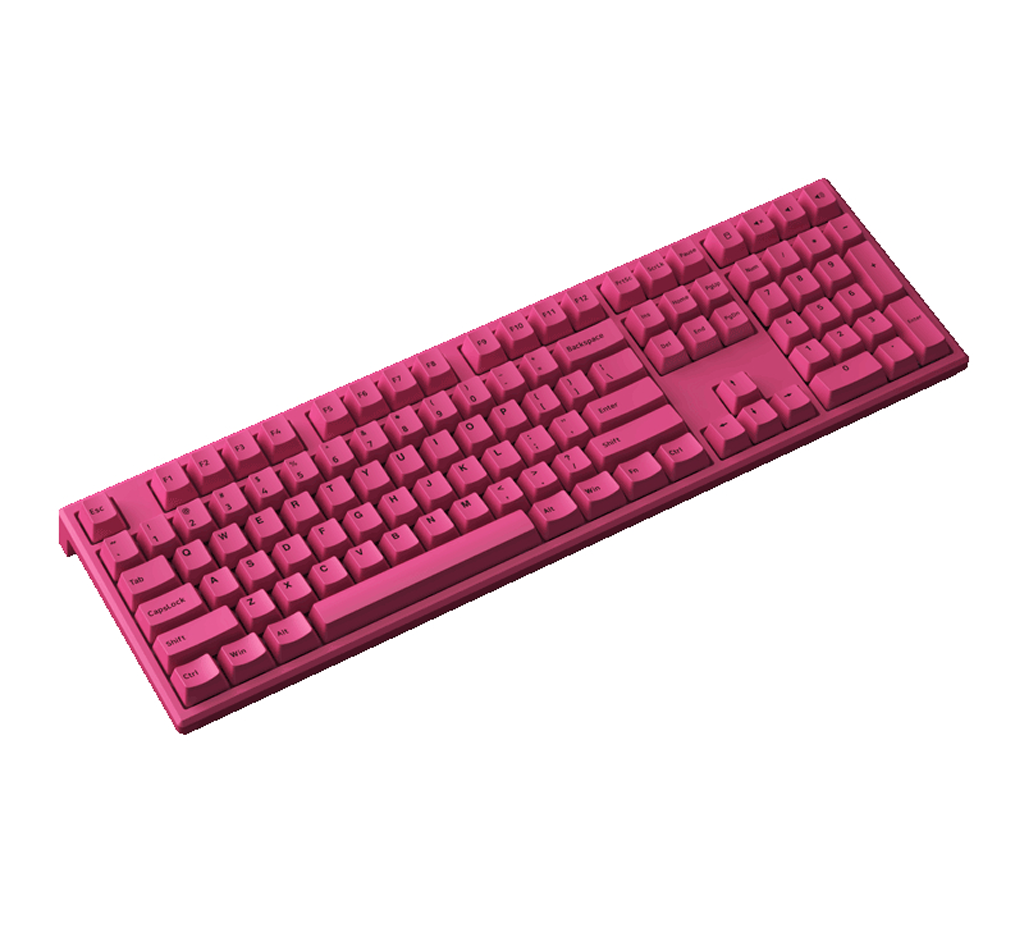 Monsgeek MG108B Rose Red Keycaps (CHERRY) Multi-Mode Full Keyboard