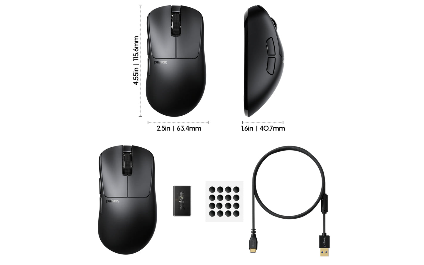 Pulsar Xlite V4 CrazyLight Wireless Gaming Mouse