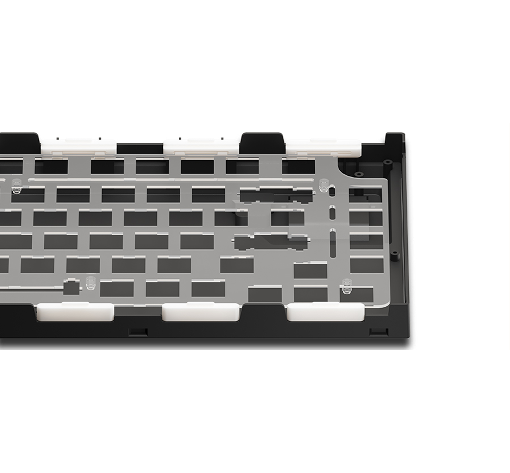 Akko Mod007b-HE Cream White + Cream Yellow Magnetic Switch Keyboard
