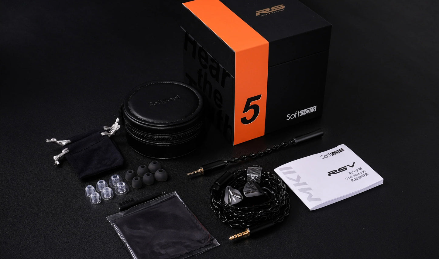 Softears RSV-MKII 5BA 4-Way Crossover In-Ear Monitors