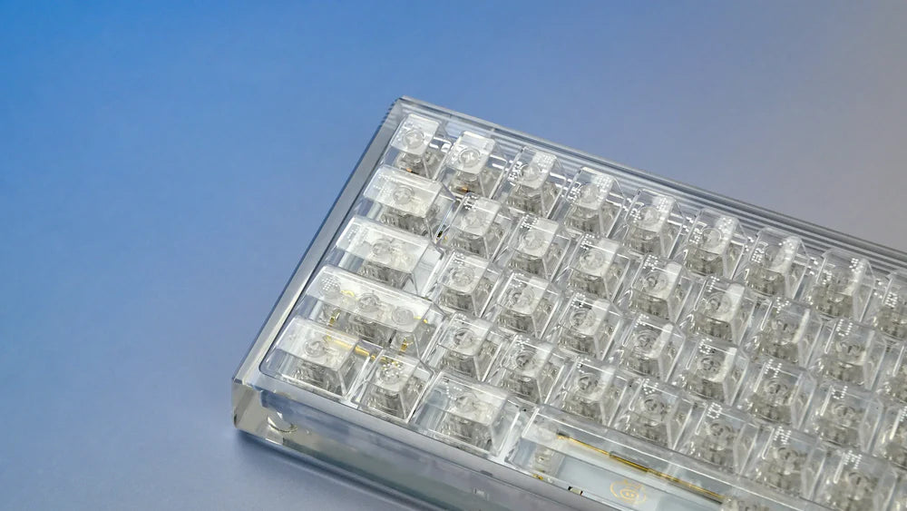 Asimov Cherry Profile Transparent Keycaps with FREE Cleaning Cloth