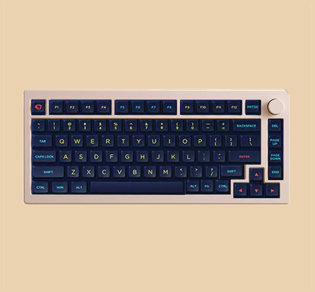 Akko Mod007b-HE Cream White + Cream Yellow Magnetic Switch Keyboard