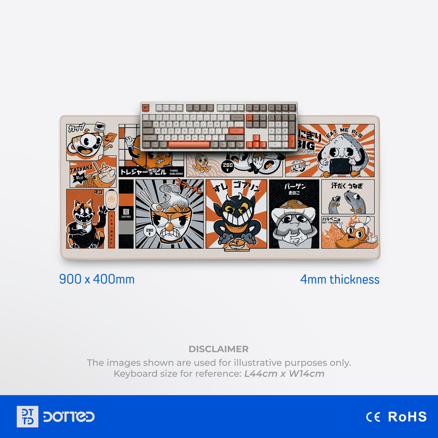 Dotted Comic Deskpad