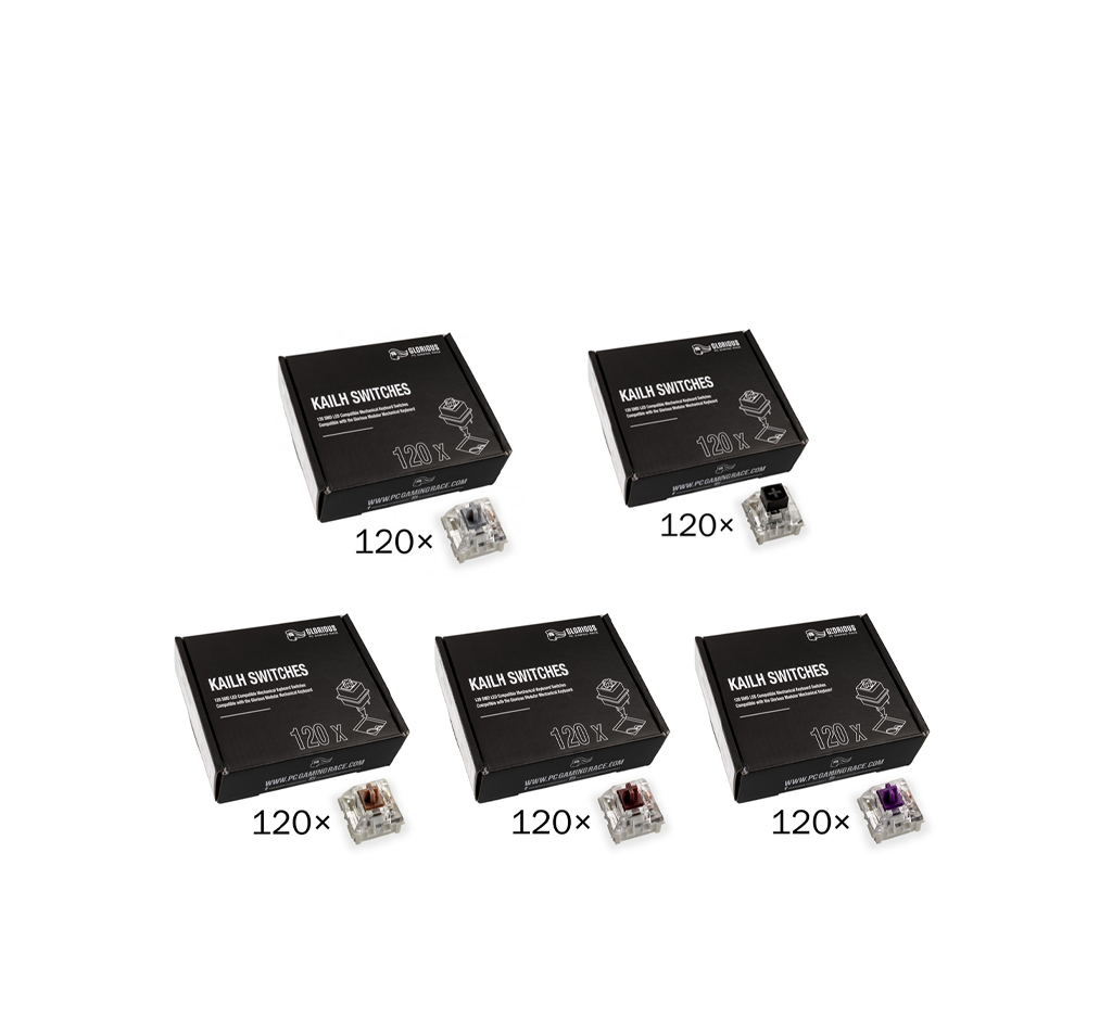Glorious Kailh Mechanical Switches Box of 120 Pcs