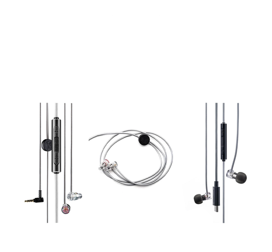 MOONDROP Quarks Earphone Closed Anterior Cavity Micro Dynamic Driver In-Ear Earbuds (with mic)
