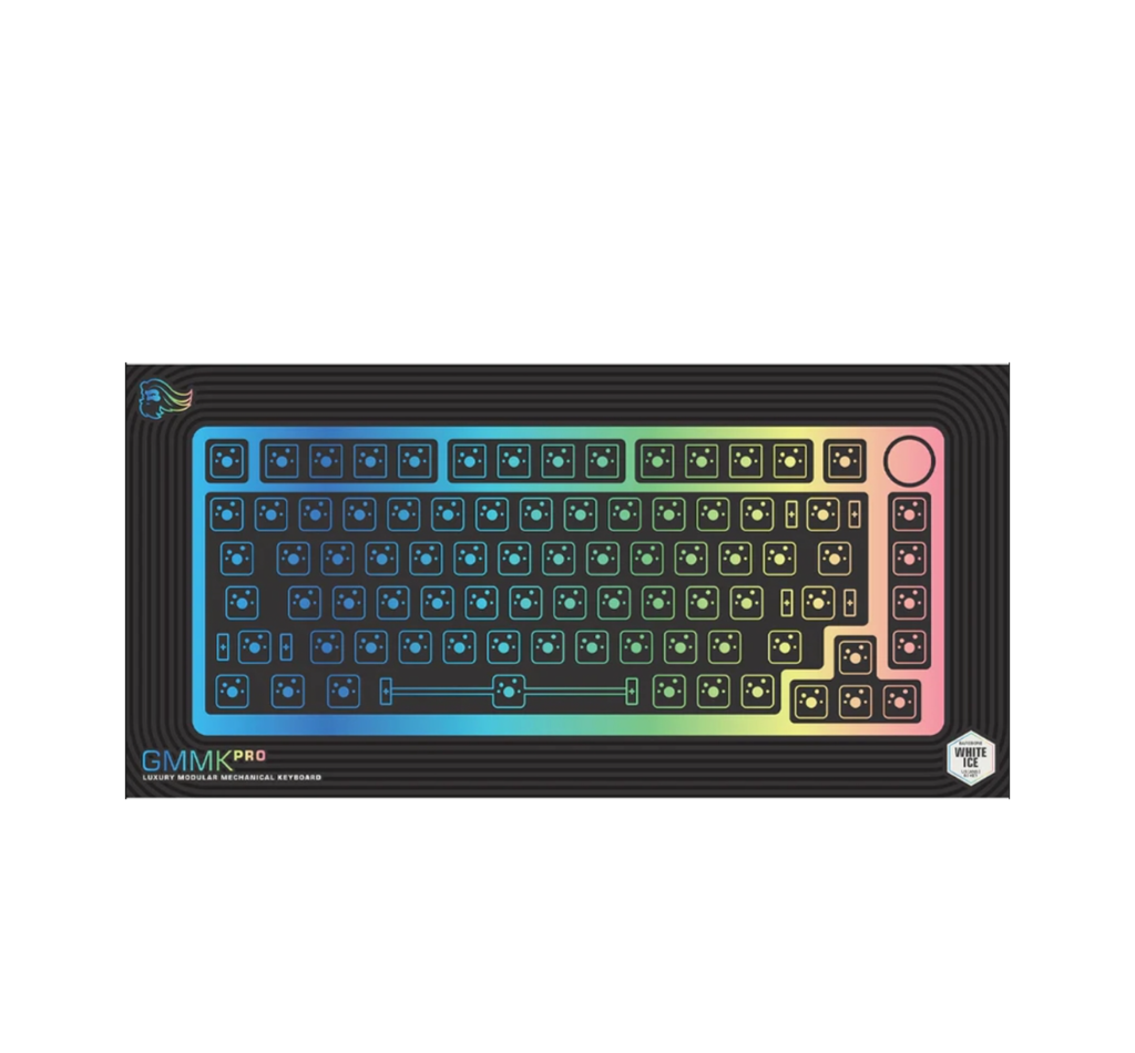 Glorious Gmmk Pro White Ice Prebuilt Keyboard