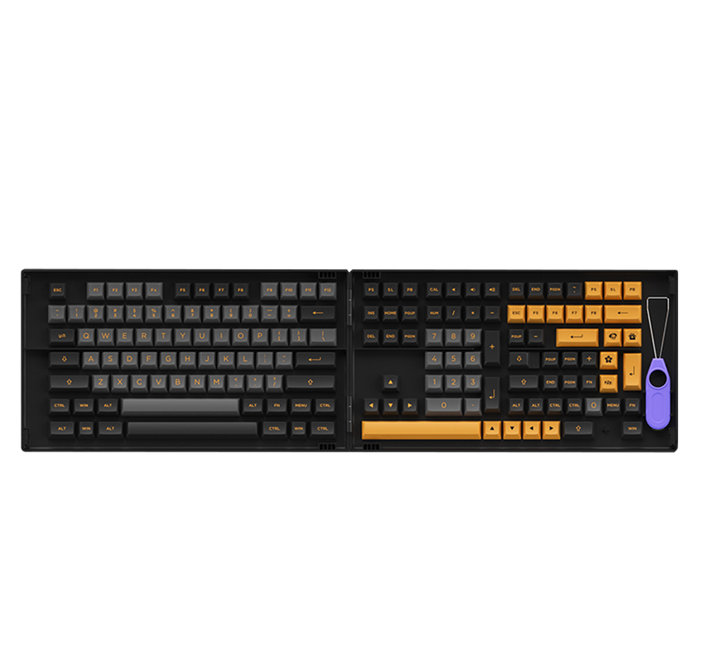 Akko Black & Bronze Keycap Set