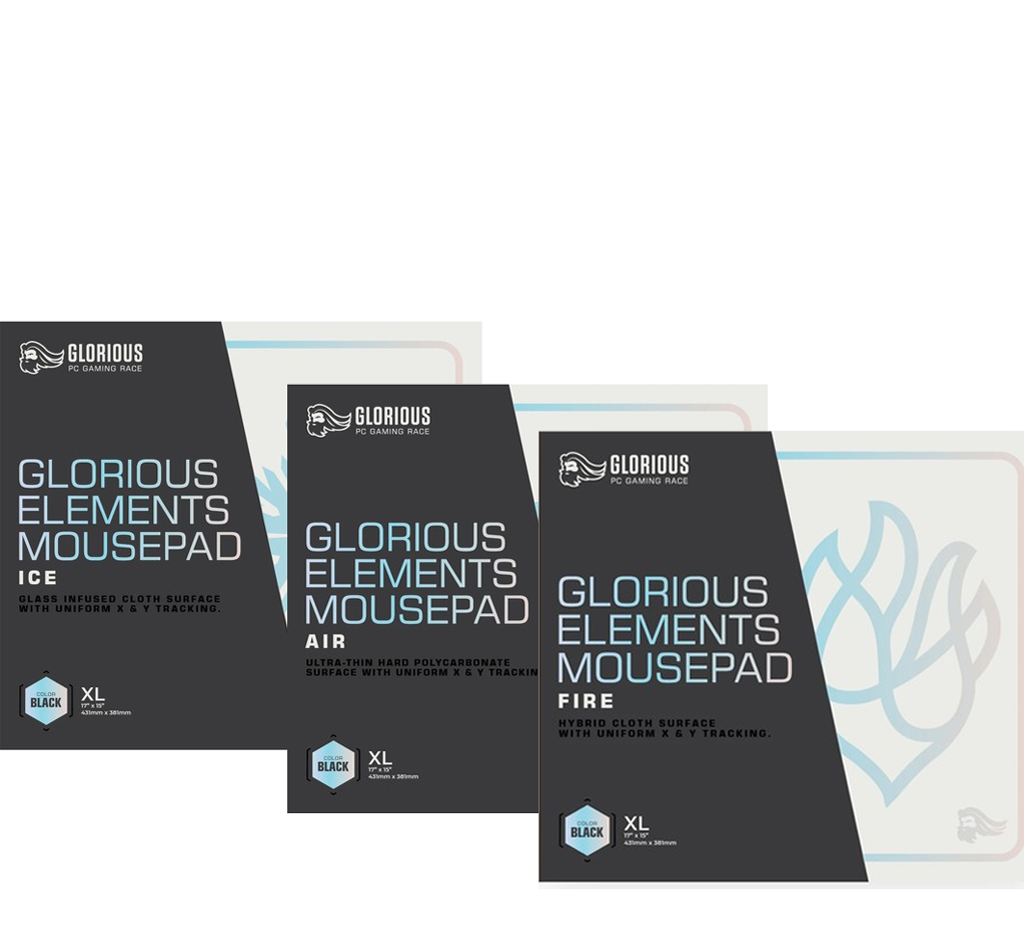 Glorious Elements Mousepads