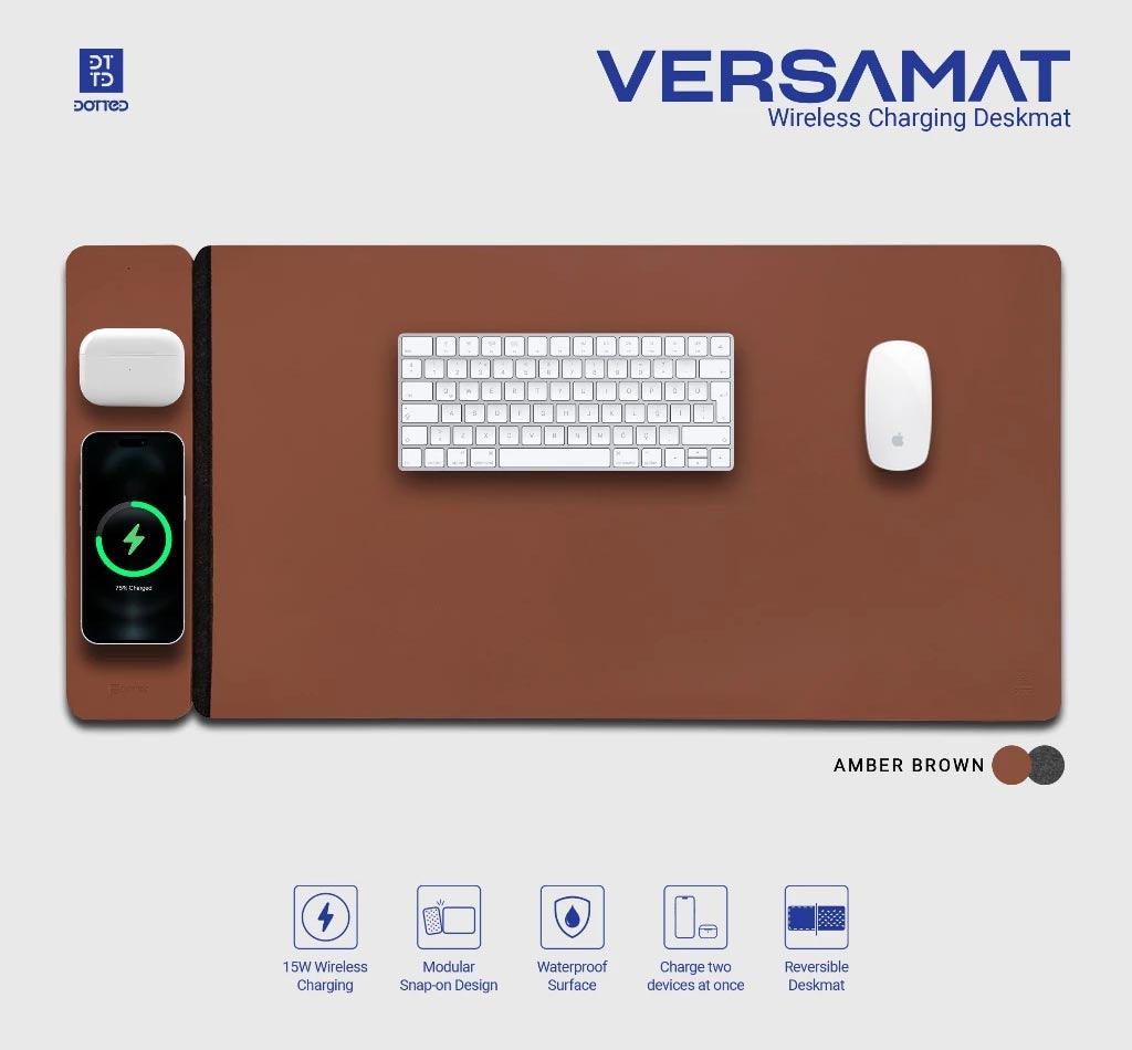 Dotted Versamat Wireless Charging Deskmat