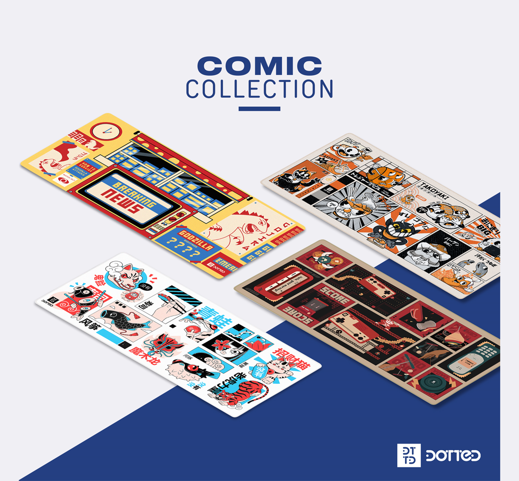 Dotted Comic Deskpad