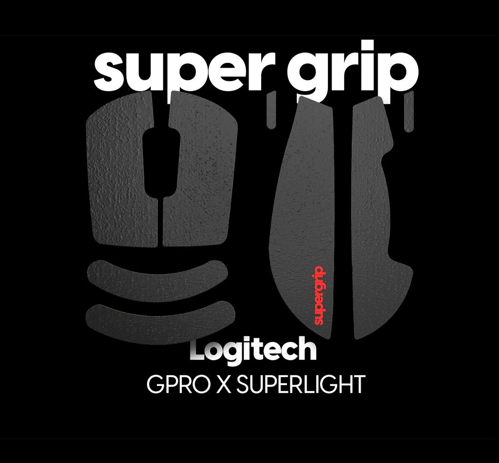 Pulsar Supergrip Grip Tape for Logitech GPRO X Superlight