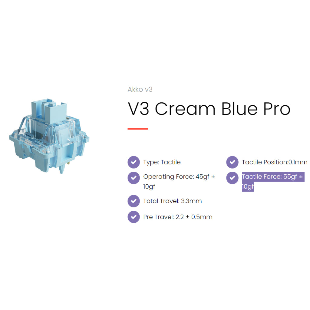 AKKO V3 Pro Switch (45 pcs) per box