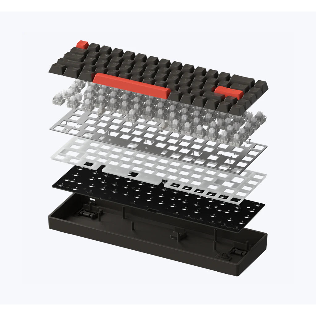 Drunkdeer G65 Black PBT Cherry Profile W/ Gray Peri Keyboard