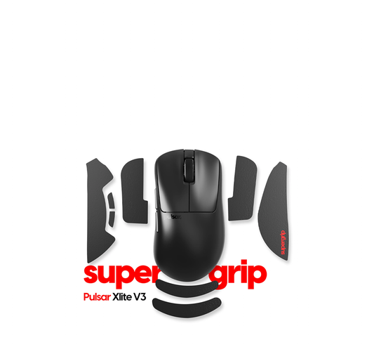 Pulsar Supergrip Grip Tape for Xlite V3 / Xlite V3 es / Gaming Mouse