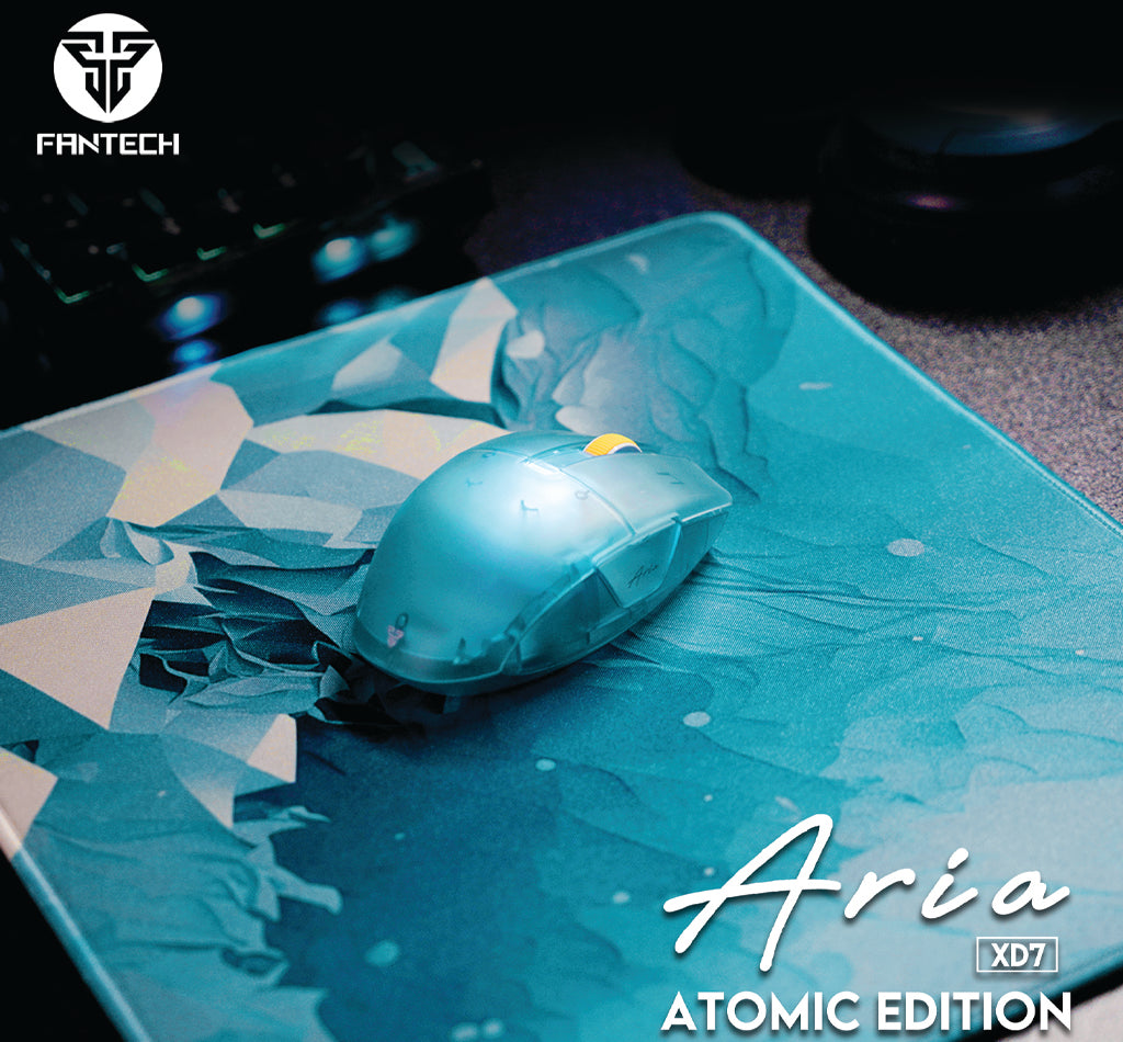 FANTECH ARIA ATOMIC WIRELESS GAMING MOUSE W/ FREE MOUSEPAD