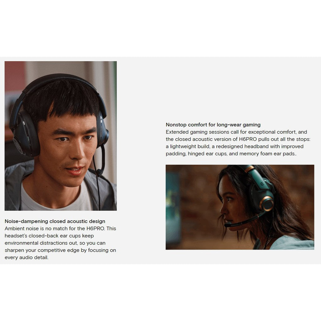 Epos H6pro Closed Acoustic Gaming Headset