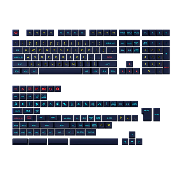 Akko Starry Night Keycap Set