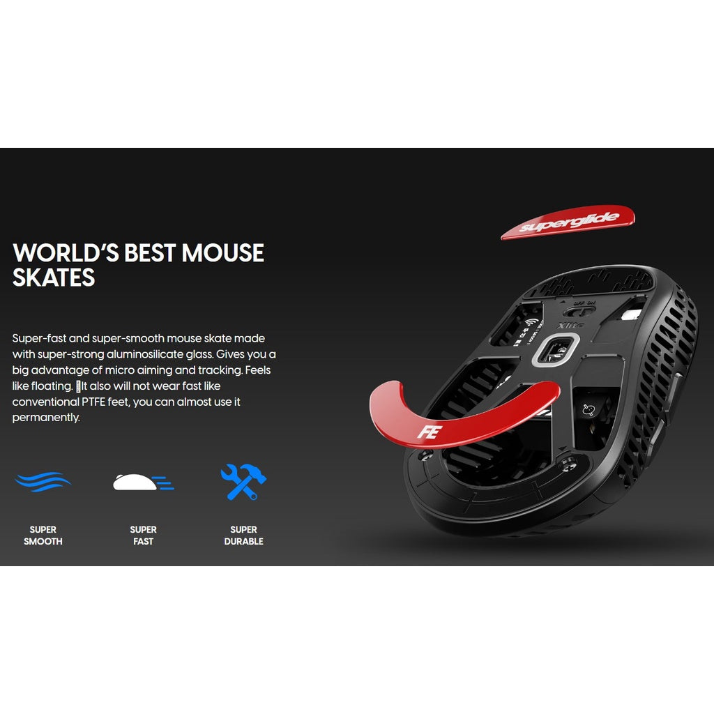 Pulsar Superglide Glass Skates for Xlite Wireless