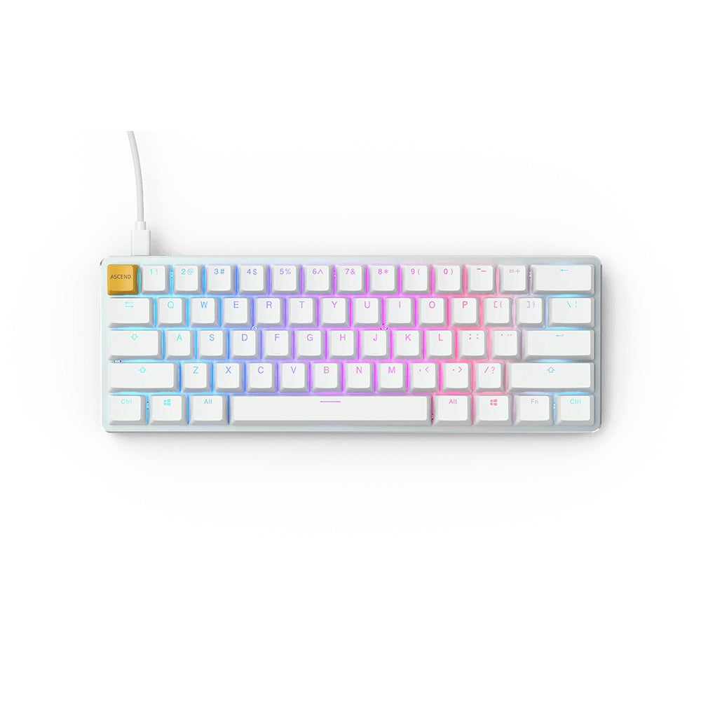 GLORIOUS GMMK WHITE ICE EDITION - COMPACT