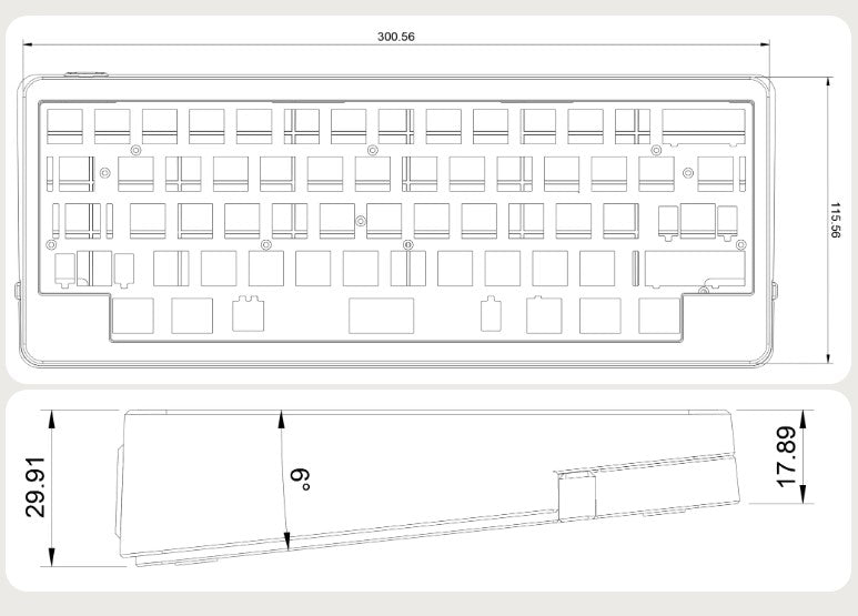 KBDFANS D60LITE MECHANICAL KEYBOARD DIY KIT