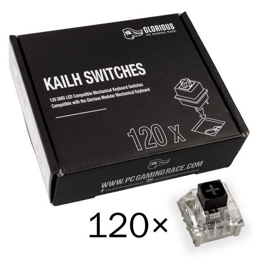 GLORIOUS KAILH MECHANICAL SWITCHES BOX OF 120PCS