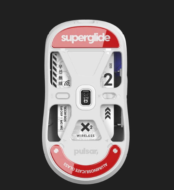 Pulsar Superglide Glass Skates for X2 Series