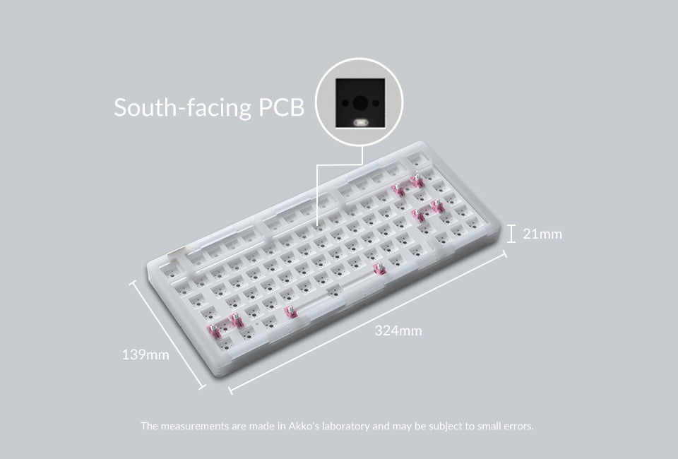Akko Acr 75v2 Barebone (Stacked Acrylic Version)