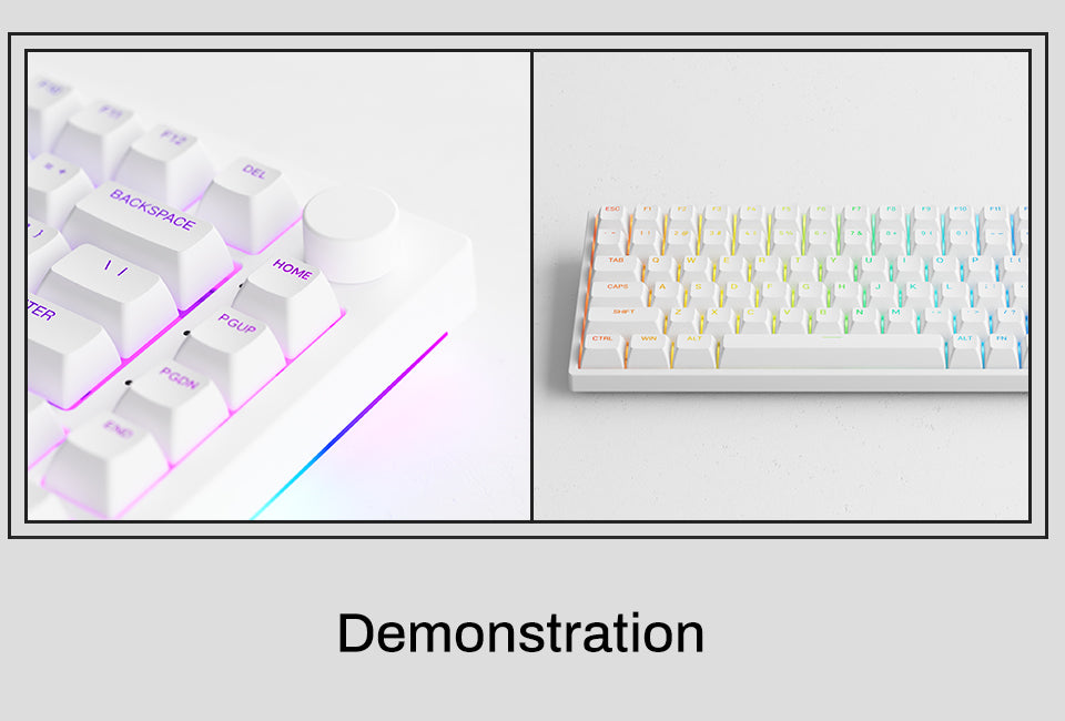 Akko ASA Shine-Through Keycap Set