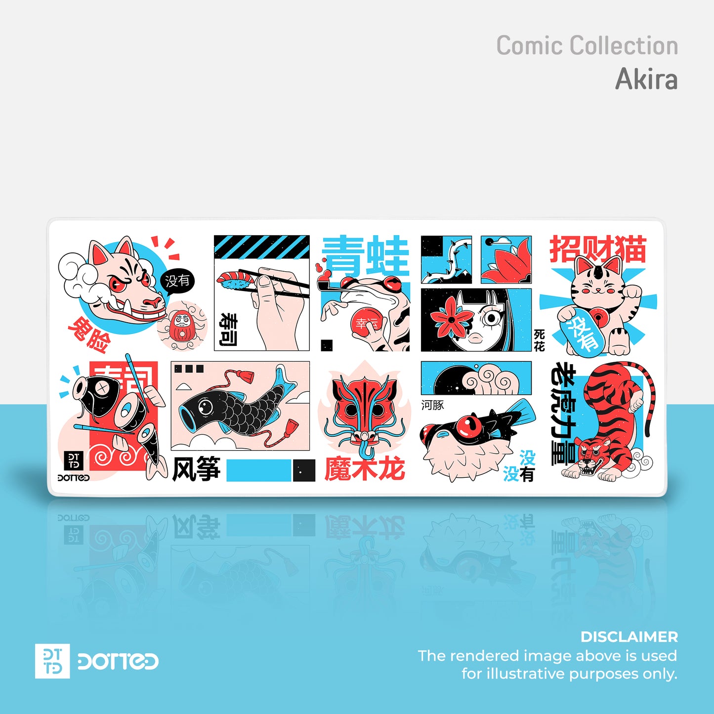 Dotted Comic Deskpad