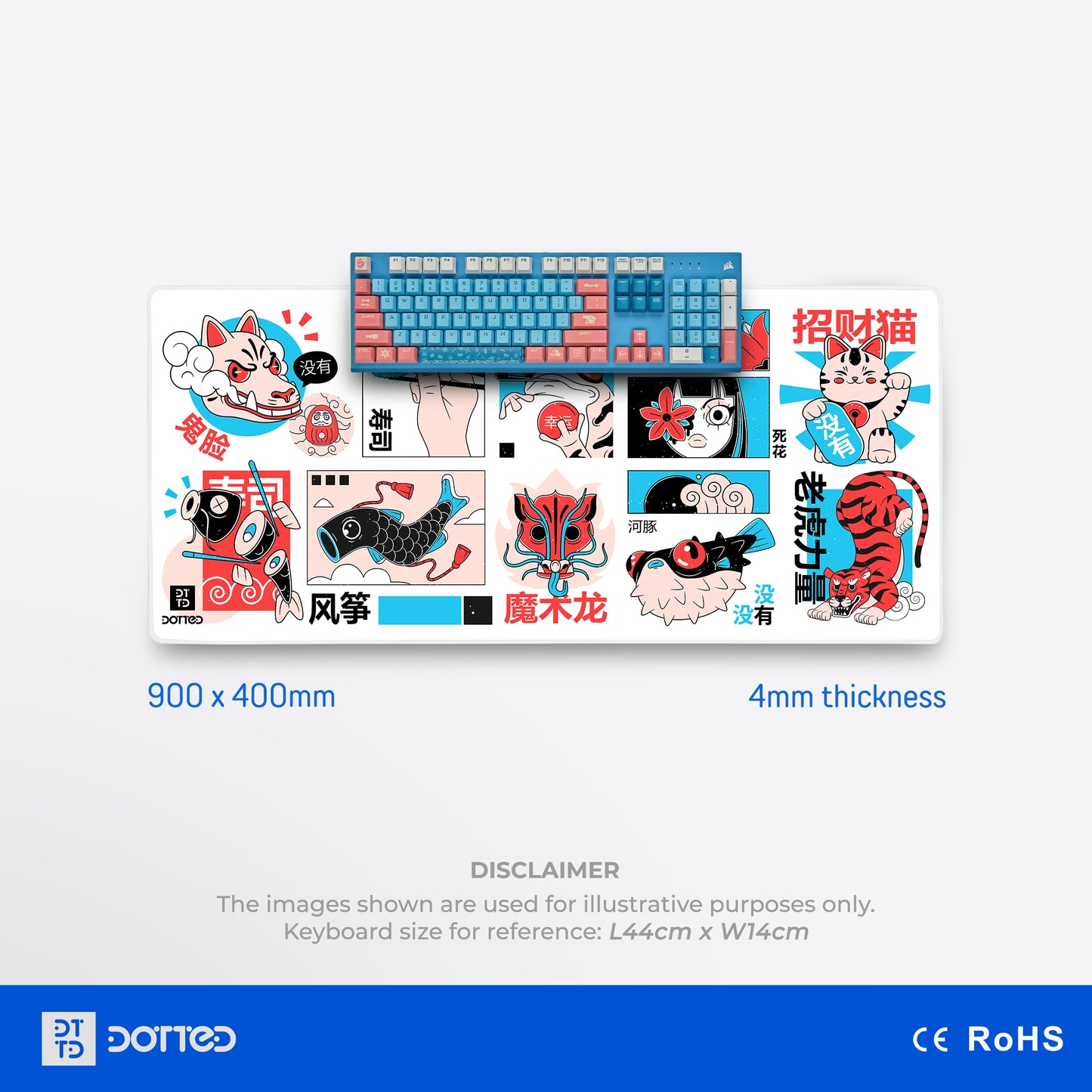 Dotted Comic Deskpad