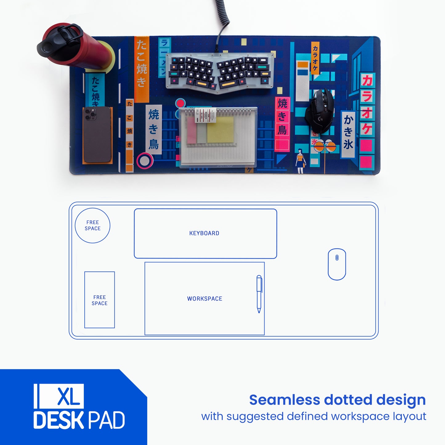 Dotted Japanese Deskpad
