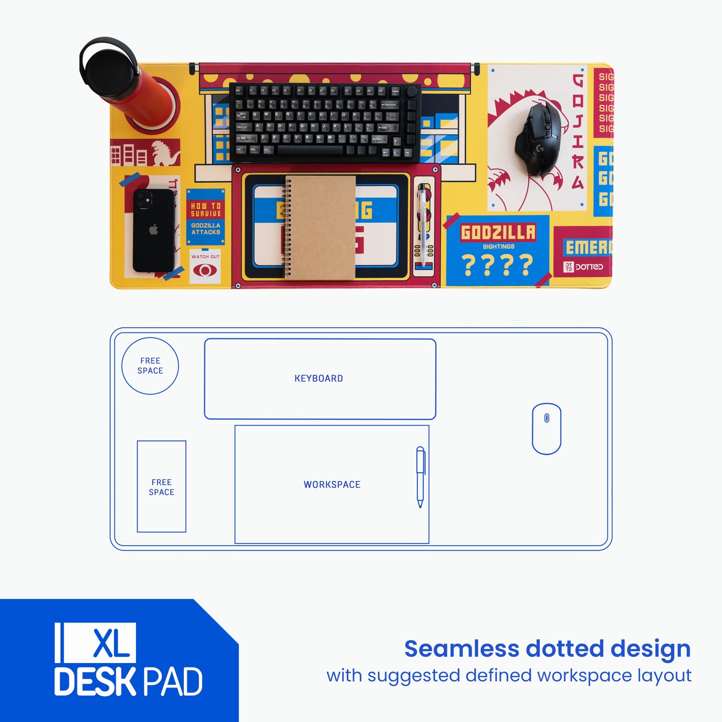 Dotted Comic Deskpad