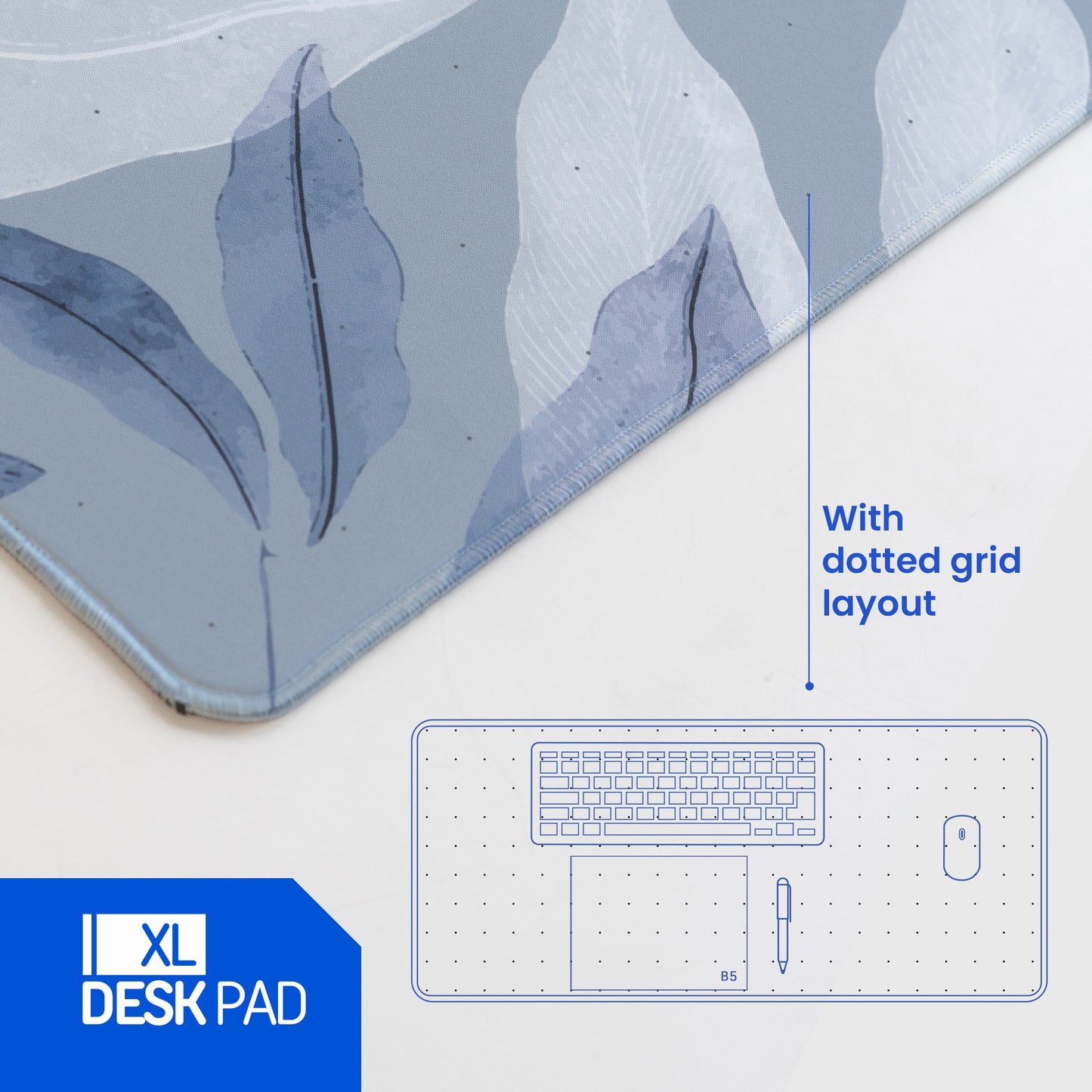 Dotted Botanical Deskpad
