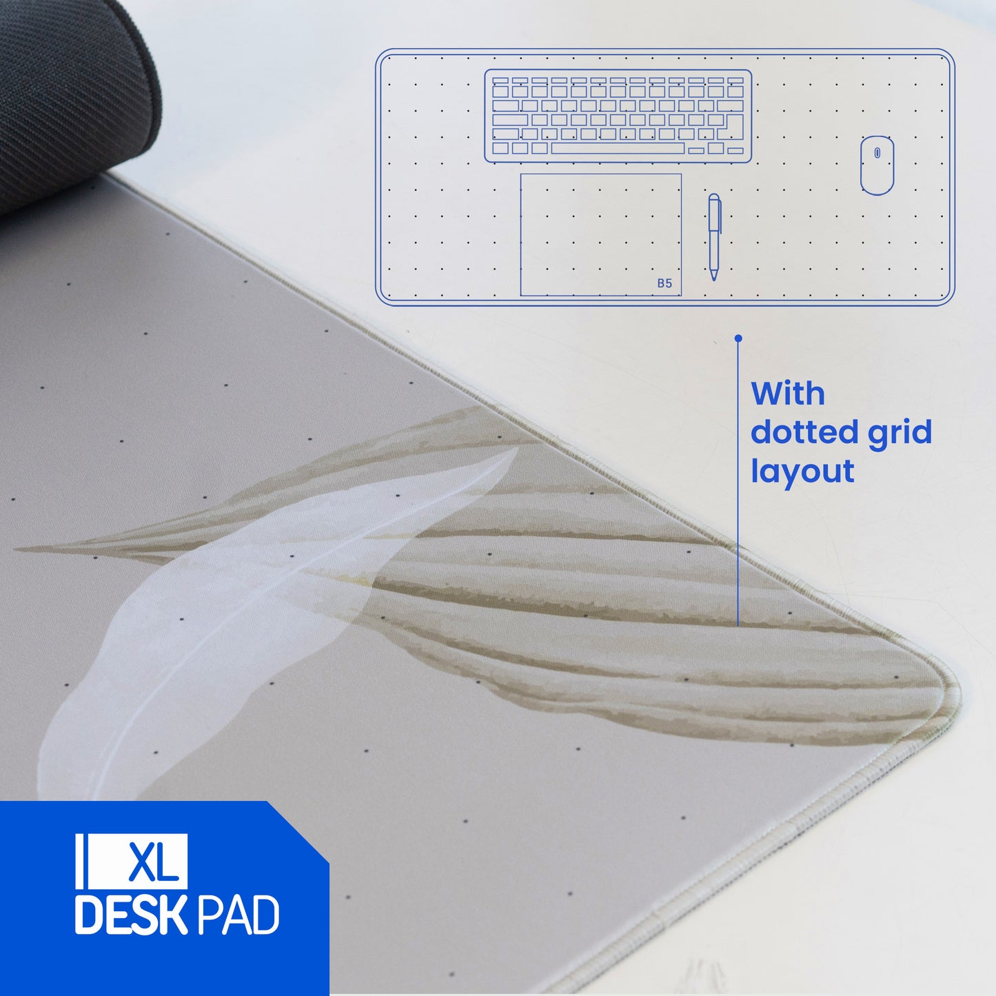 Dotted Botanical Deskpad