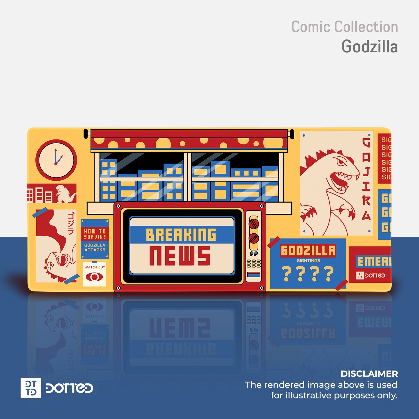Dotted Comic Deskpad