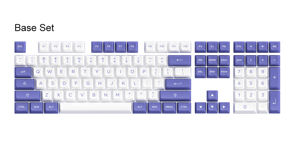 Akko Very Peri Periwinkle Keycap Set