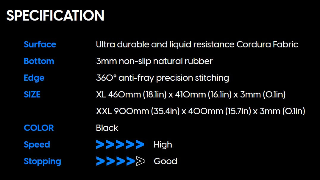 Pulsar Paraspeed V2 Mouse Pad ( High Speed)