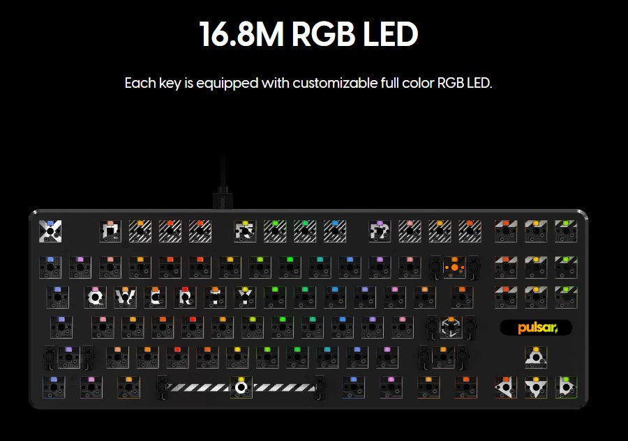 Pulsar PCMK TKL Keyboard Barebones