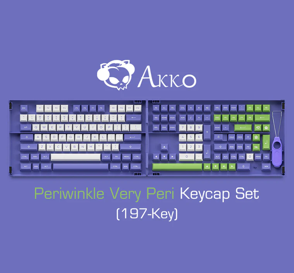 Akko Very Peri Periwinkle Keycap Set