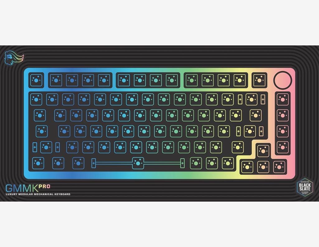 Gmmk Pro Black Slate Prebuilt Keyboard