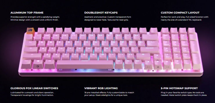 Glorious Gmmk 2 96% Prebuilt
