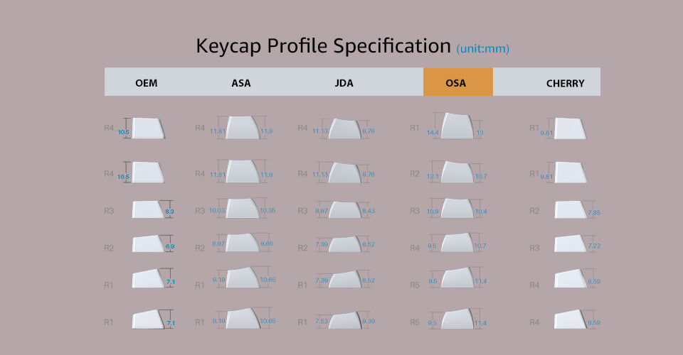 AKKO World Tour Tokyo R2 OSA SP Keycap Set (145-key)
