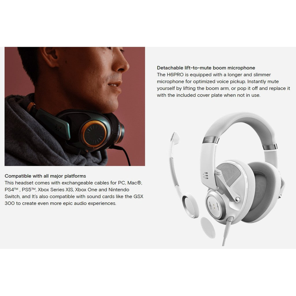 Epos H6pro Open Acoustic Gaming Headset