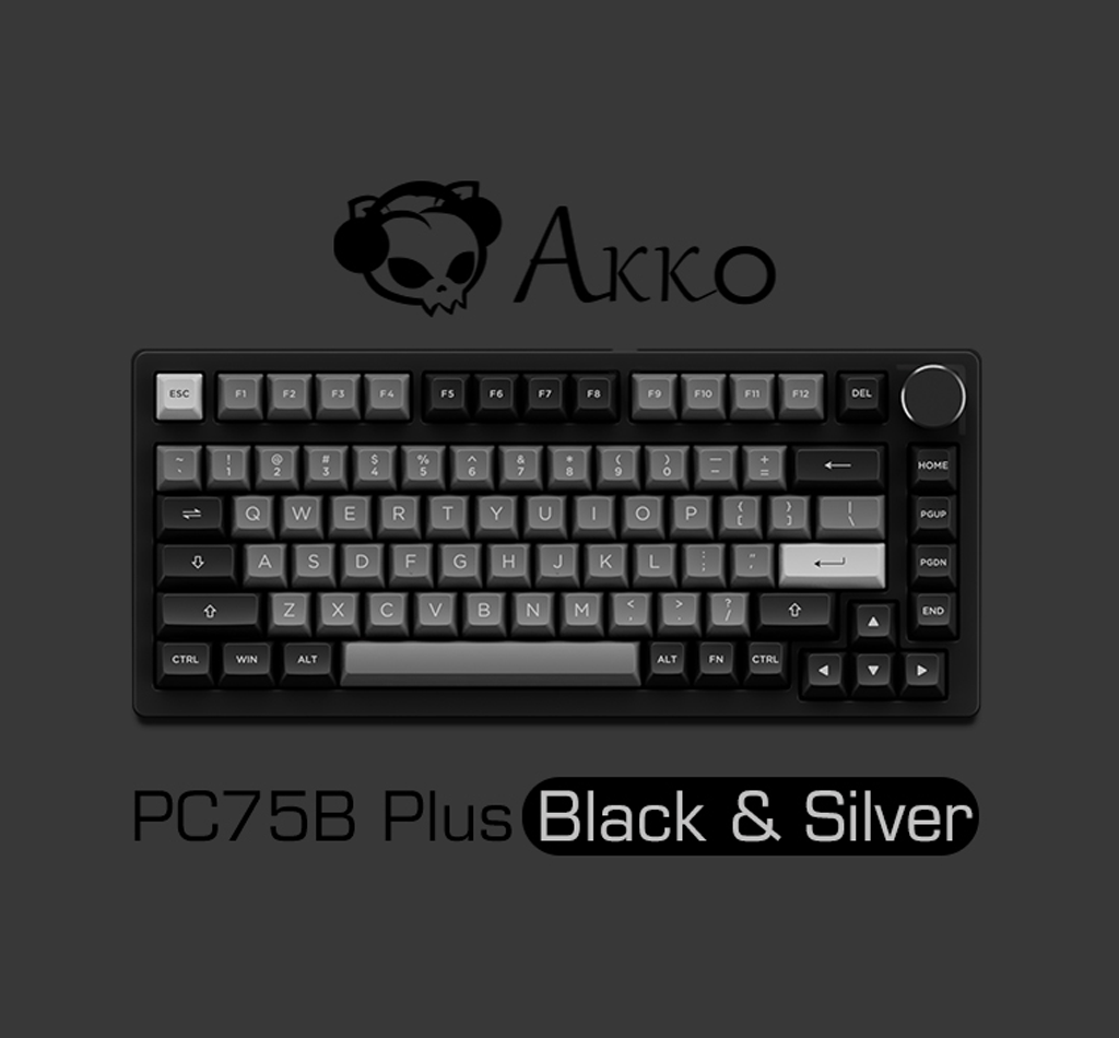 Akko PC75B Plus Black&Silver