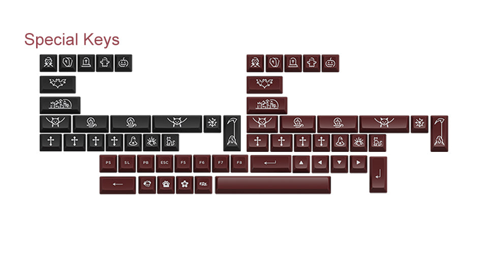 Akko Dracula Castle Keycap Set (198-key)