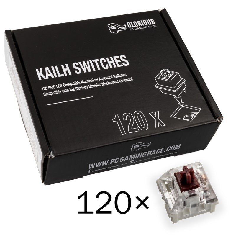 GLORIOUS KAILH MECHANICAL SWITCHES BOX OF 120PCS