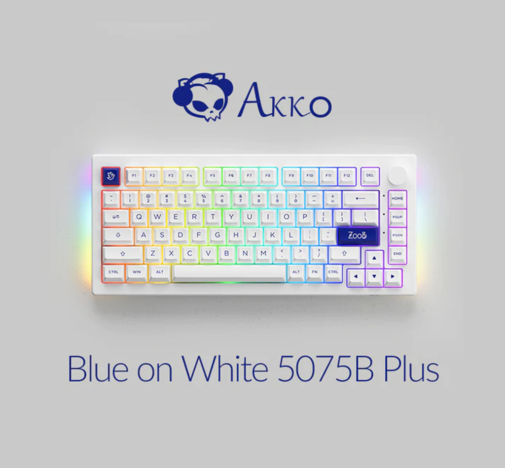 AKKO 5075B Plus Blue on White – Rotoboxph